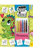 Rysowanie krok po kroku z kredkami Dinozaury