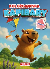 Kolorowanka Kapibary z naklejkamiAgnieszka Karłowicz
