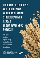 Program przebudowy wsi i rolnictwa w,Anna Gacek