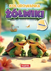 Kolorowanka Żółwiki z naklejkamiAgnieszka Karłowicz