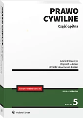 Prawo cywilne. Część ogólna Prawo cywilne. Część ogólna