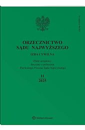 Orzecznictwo Sądu Najwyższego. Izba Cywilna