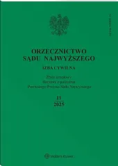 Orzecznictwo Sądu Najwyższego. Izba Cywilna