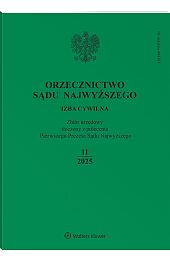 Orzecznictwo Sądu Najwyższego. Izba Cywilna