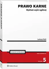 Prawo karne. Wykład części ogólnejŁukasz Pohl