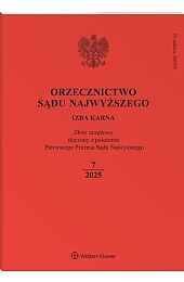 Orzecznictwo Sądu Najwyższego. Izba Karna