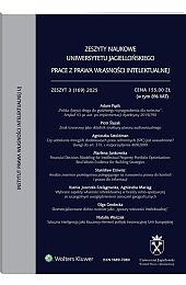 Zeszyty Naukowe Uniwersytetu Jagiellońskiego. Prace z Prawa Własności Intelektualnej