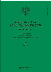 Orzecznictwo Sądu Najwyższego. Izba Cywilna 