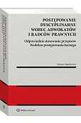 Postępowanie dyscyplinarne wobec adwokatów i radców prawnych. Odpowiednie stosowanie przepisów kodeksu postępowania karnego [PRZEDSPRZEDAŻ]
