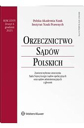 Orzecznictwo Sądów Polskich