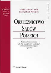 Orzecznictwo Sądów Polskich 