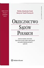 Orzecznictwo Sądów Polskich