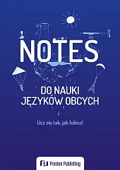 Notes do nauki języków obcych (granatowa okładka)