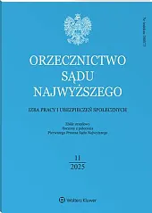 Orzecznictwo Sądu Najwyższego. Izba Pracy i, 