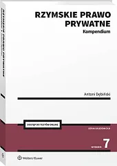 Rzymskie prawo prywatne. KompendiumAntoni Dębiński