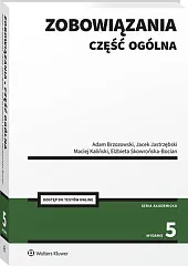 Zobowiązania. Część ogólna