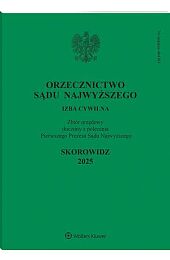 Orzecznictwo Sądu Najwyższego. Izba Cywilna