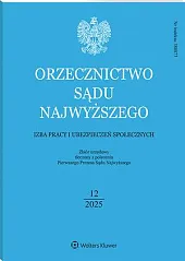 Orzecznictwo Sądu Najwyższego. Izba Pracy i, 