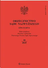 Orzecznictwo Sądu Najwyższego. Izba Karna