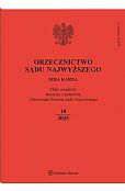 Orzecznictwo Sądu Najwyższego. Izba Karna