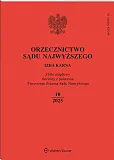 Orzecznictwo Sądu Najwyższego. Izba Karna