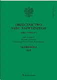 Orzecznictwo Sądu Najwyższego. Izba Cywilna