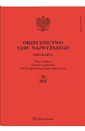 Orzecznictwo Sądu Najwyższego. Izba Karna