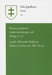 Rejestry popisowe wojska koronnego 1538 (księga,Aleksander Bołdyrew Rejestry popisowe wojska koronnego 1538 (księga,Aleksander Bołdyrew