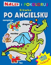 Nalep i pokoloruj Słówka po angielsku