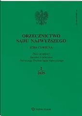 Orzecznictwo Sądu Najwyższego. Izba Cywilna 