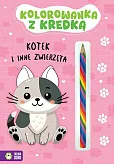 Kolorowanka z kredką Kotek i inne zwierzęta