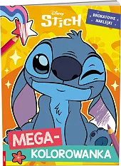 Stich. Megakolorowanka. Brokatowe naklejkizbiorowe opracowanie