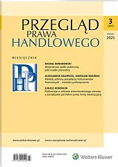 Przegląd Prawa Handlowego  Przegląd Prawa Handlowego