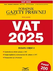 VAT 2025. Podatki część 2