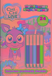Chi Chi love Numerkowe kolorowanki Kolorowe,