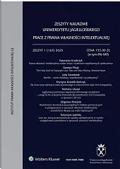 Zeszyty Naukowe Uniwersytetu Jagiellońskiego. Prace z Prawa Własności Intelektualnej