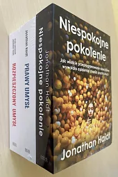 PAKIET Niespokojne pokolenie, Prawy umysł, Rozpieszczony,Jonathan Haidt