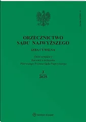 Orzecznictwo Sądu Najwyższego. Izba Cywilna 