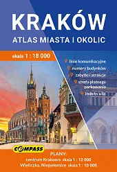 Przewodnik Kraków - atlas miasta i okolic Przewodnik Kraków - atlas miasta i okolic