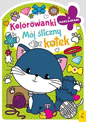 Kolorowanka z wykrojnikiem Mój śliczny kotek