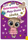 Kolorowanka z wykrojnikiem Moja śliczna sówka