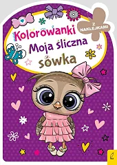 Kolorowanka z wykrojnikiem Moja śliczna sówka