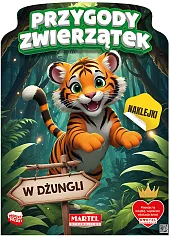 Przygody zwierzątek w dżungli z naklejkami