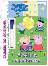 Peppa Pig Zadania do ścierania Chodźmy na podwórko!