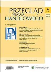 Przegląd Prawa Handlowego  Przegląd Prawa Handlowego