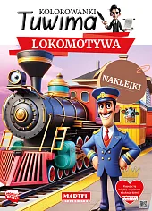 Kolorowanki Tuwima. Lokomotywa z naklejkami