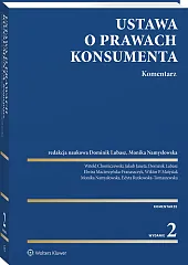 Ustawa o prawach konsumenta. Komentarz  Ustawa o prawach konsumenta. Komentarz