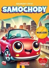 Kolorowanka Kolorowy świat. Samochody z naklejkamiKatarzyna Salamon