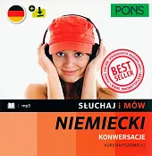 Słuchaj i mów PONS. Konwersacje. Kurs niemieckiego A2 z nagraniami