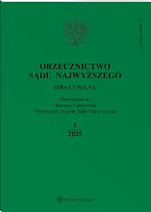 Orzecznictwo Sądu Najwyższego. Izba Cywilna 